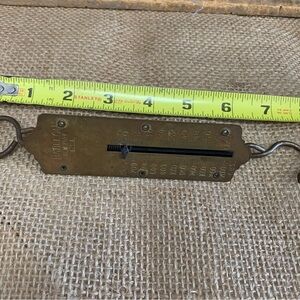 Vintage Brass Hanging Scale